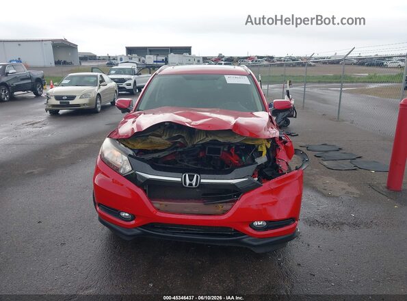 3CZRU6H74HM708951 2017 HONDA HR-V Red უკანა სალონის ხედი