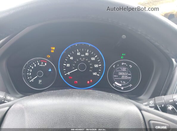 3CZRU6H74HM708951 2017 HONDA HR-V Red უკანა სავარძლების ხედი