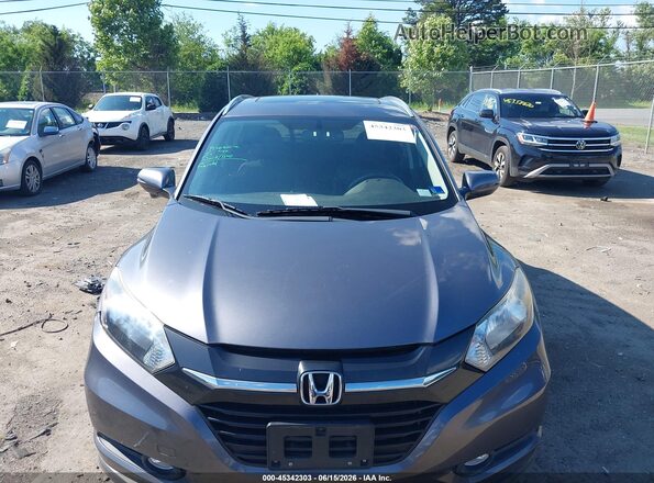3CZRU6H74HM710229 2017 HONDA HR-V Gray Սարքավորումների վահանակի տեսք