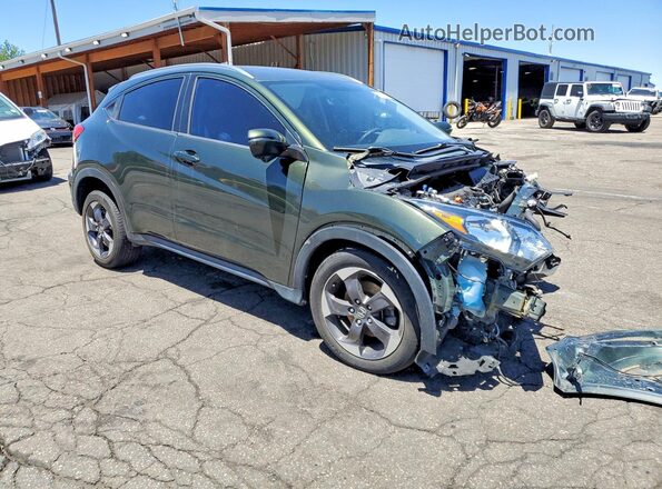 3CZRU6H74JM712326 2018 HONDA HR-V Green Przód prawy