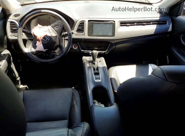 3CZRU6H74JM712326 2018 HONDA HR-V Green Widok deski rozdzielczej