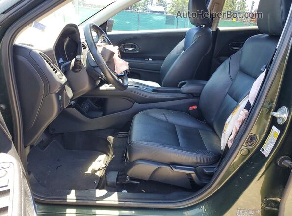 3CZRU6H74JM712326 2018 HONDA HR-V Green Widok wnętrza z przodu