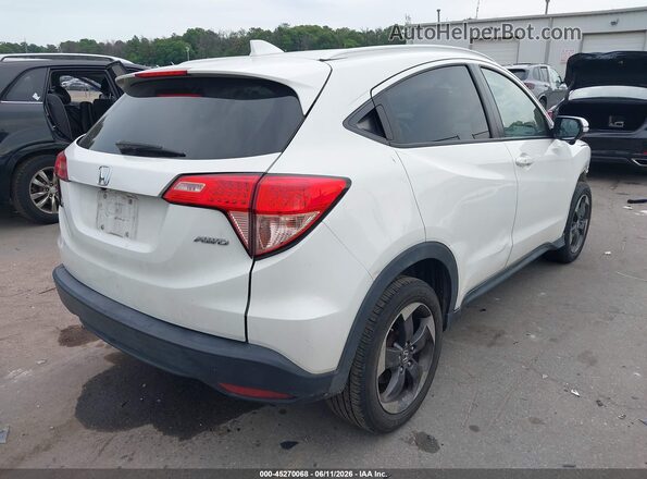 3CZRU6H74JM716506 2018 HONDA HR-V White Задня права чверть