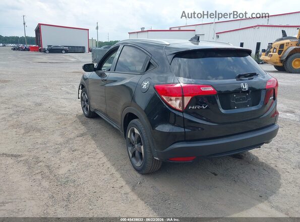 3CZRU6H74JM727652 2018 HONDA HR-V Black Trasero izquierdo