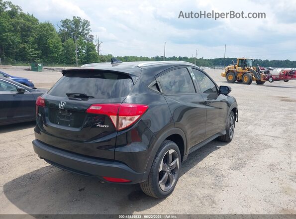 3CZRU6H74JM727652 2018 HONDA HR-V Black Trasero derecho