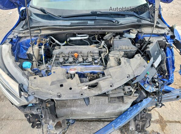 3CZRU6H74KM701652 2019 HONDA HR-V Blue Vista del compartimento del motor