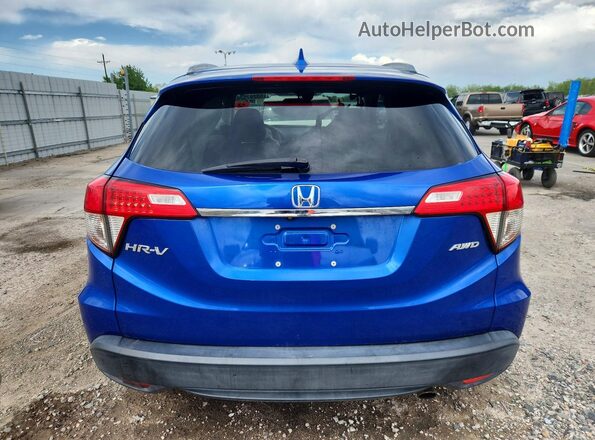 3CZRU6H74KM701652 2019 HONDA HR-V Blue Vista trasera