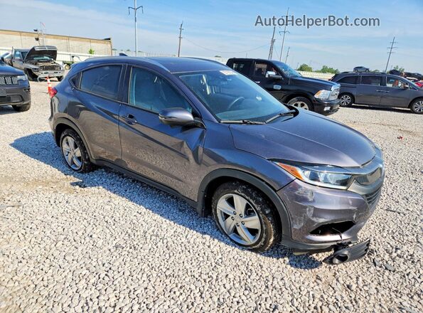 3CZRU6H74KM728382 2019 HONDA HR-V Gray Przód prawy