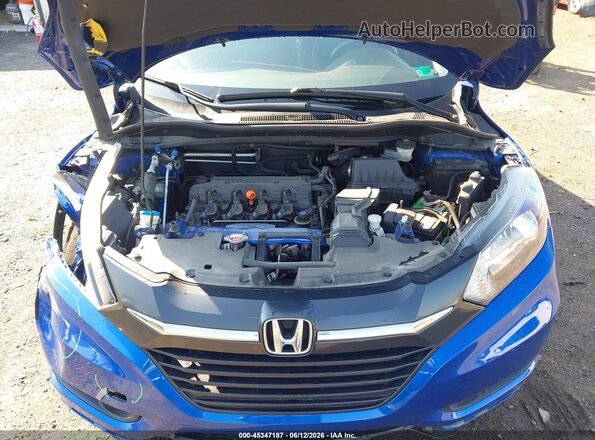 3CZRU6H75JM710374 2018 HONDA HR-V Blue უკანა ხედი