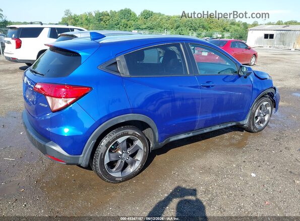 3CZRU6H75JM710374 2018 HONDA HR-V Blue უკანა მარჯვენა