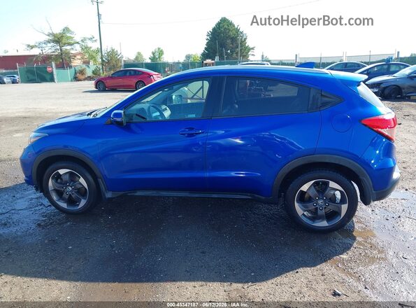 3CZRU6H75JM710374 2018 HONDA HR-V Blue 