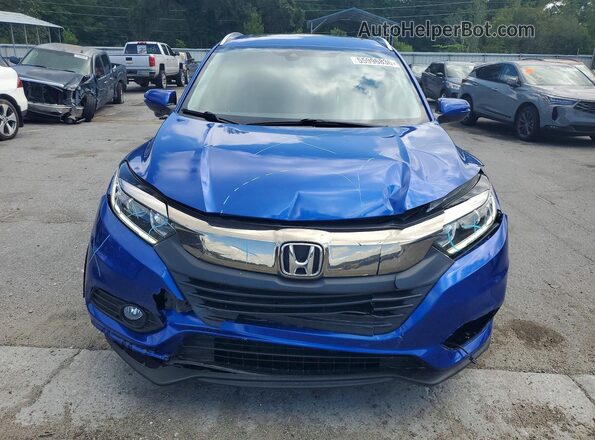 3CZRU6H75MM746022 2021 HONDA HR-V Blue Front view