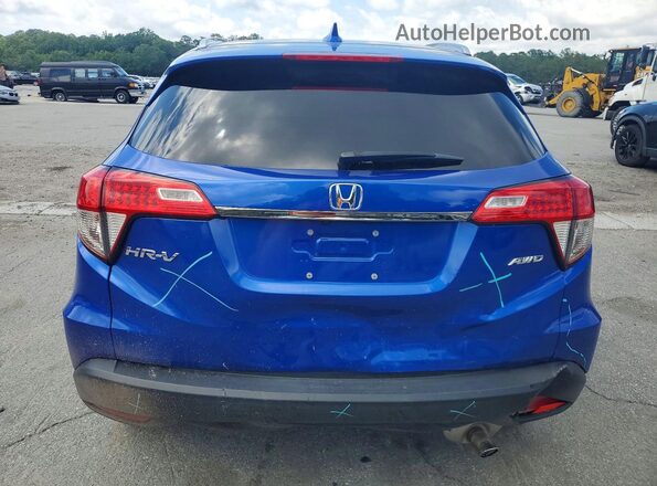 3CZRU6H75MM746022 2021 HONDA HR-V Blue Rear view