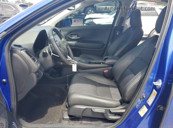 3CZRU6H75MM746022 2021 HONDA HR-V Blue Front interior view