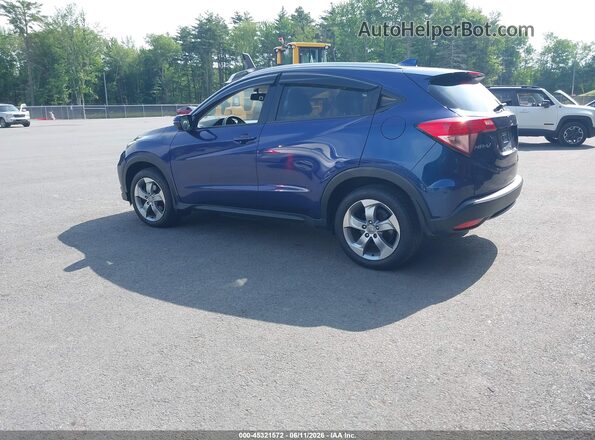 3CZRU6H76GM736636 2016 HONDA HR-V Синий Задняя левая четверть