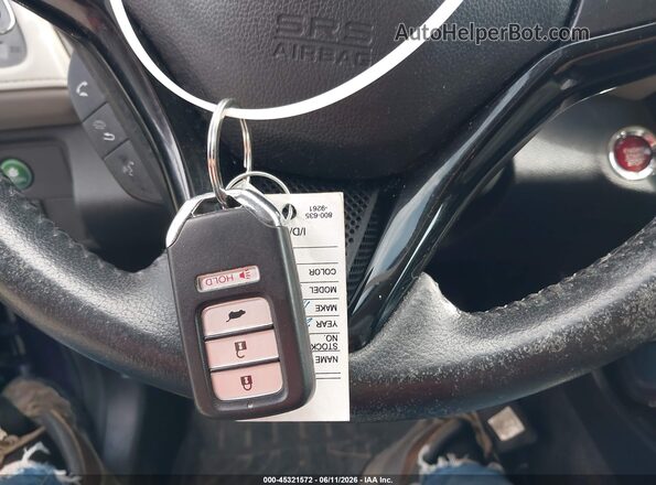 3CZRU6H76GM736636 2016 HONDA HR-V Синий Вид панели приборов