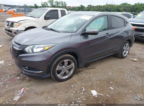 3CZRU6H76HM722902 2017 HONDA HR-V Gray Przód lewy