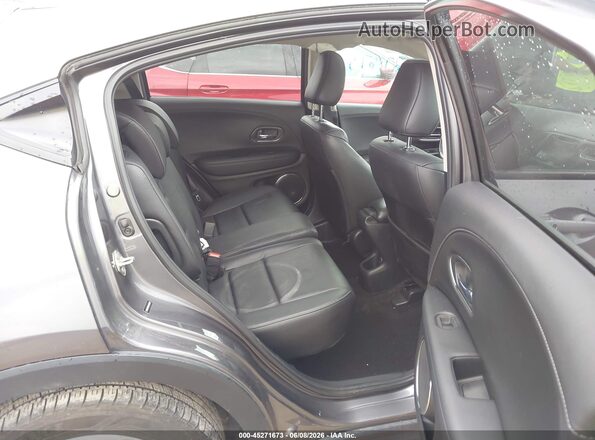 3CZRU6H76HM722902 2017 HONDA HR-V Gray Widok naklejki z numerem VIN