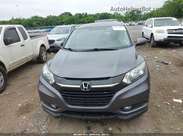 3CZRU6H76HM722902 2017 HONDA HR-V Gray Widok zestawu wskaźników