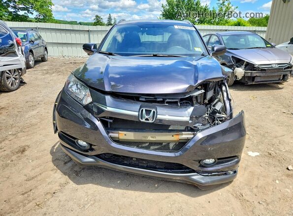 3CZRU6H77HM718454 2017 HONDA HR-V Gray Front view