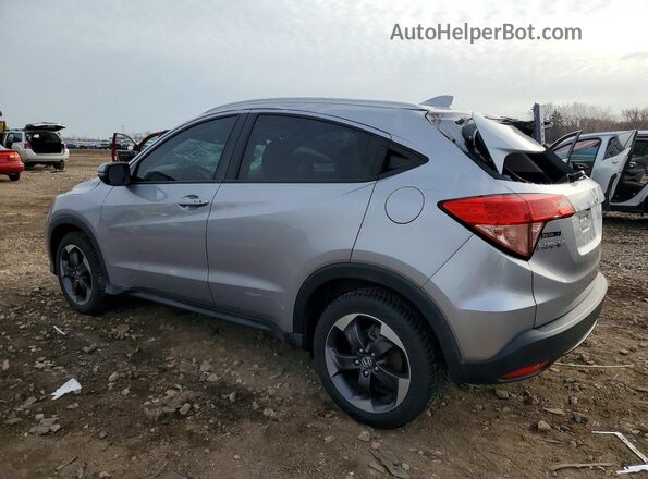 3CZRU6H77JM724678 2018 HONDA HR-V Silver Trasero izquierdo