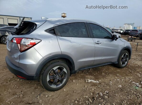 3CZRU6H77JM724678 2018 HONDA HR-V Silver Trasero derecho