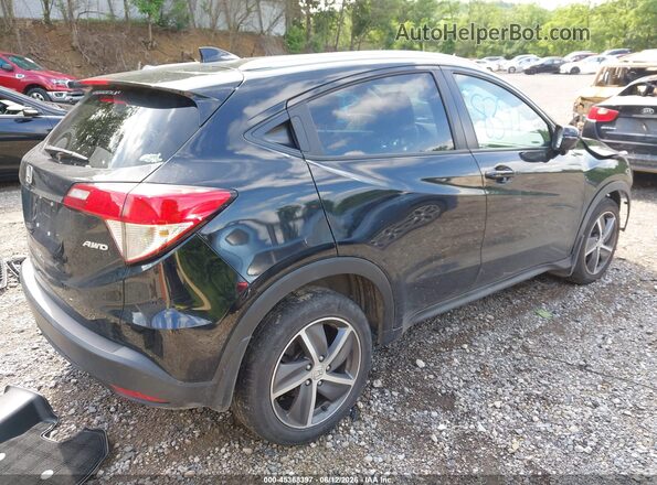 3CZRU6H77MM740061 2021 HONDA HR-V Black Tył prawy