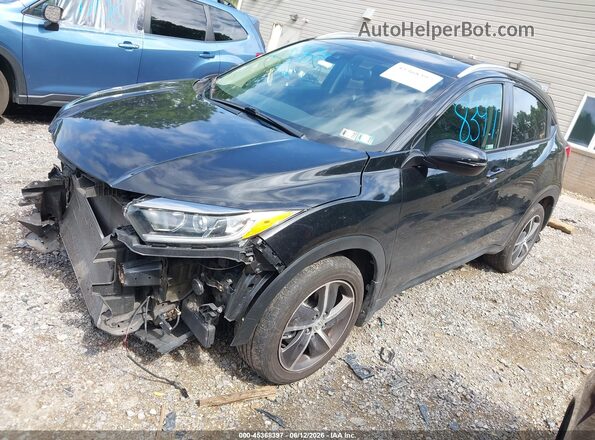 3CZRU6H77MM740061 2021 HONDA HR-V Black Przód lewy