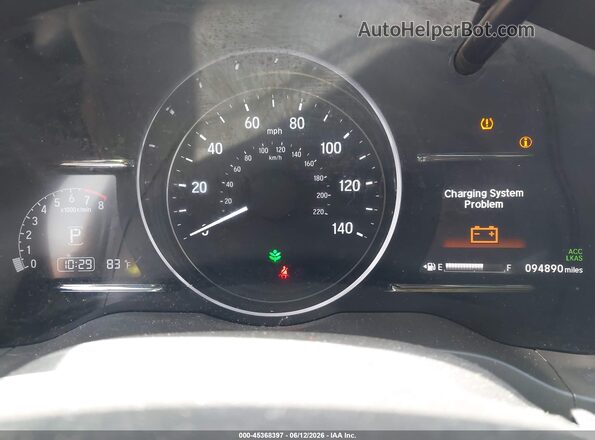 3CZRU6H77MM740061 2021 HONDA HR-V Black Widok tylnych siedzeń