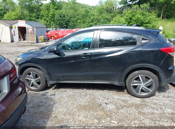 3CZRU6H77MM740061 2021 HONDA HR-V Black Widok wnętrza 360 stopni