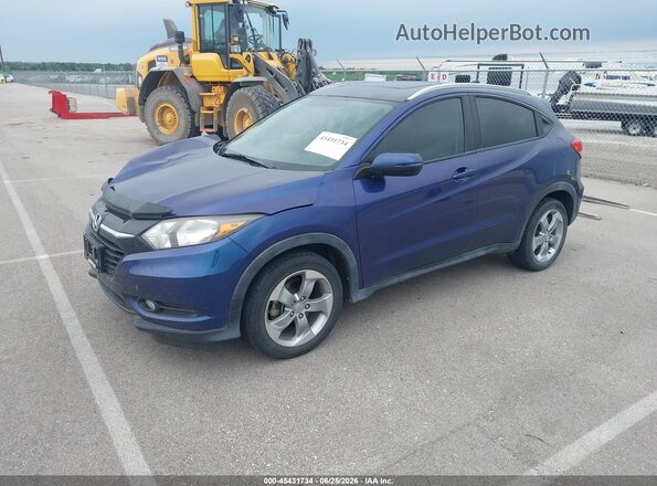 3CZRU6H78HM721962 2017 HONDA HR-V Синий Передняя левая четверть