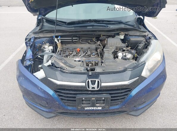 3CZRU6H78HM721962 2017 HONDA HR-V Синий Вид сзади
