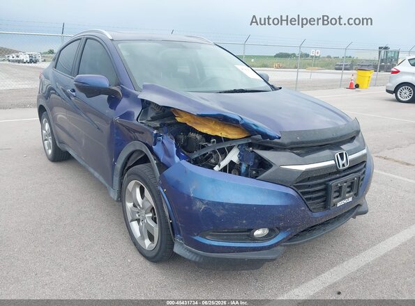 3CZRU6H78HM721962 2017 HONDA HR-V Синий Вид спереди
