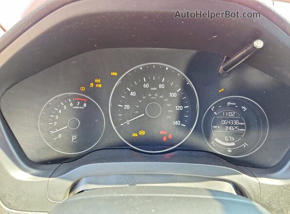 3CZRU6H78HM728751 2017 HONDA HR-V Red 
