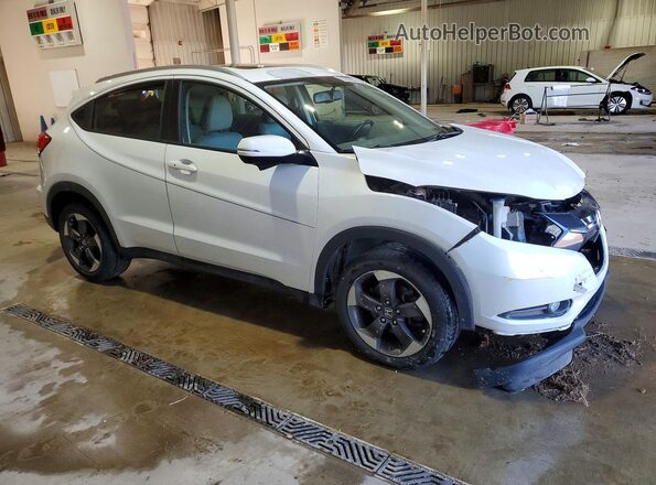 3CZRU6H78JM709395 2018 HONDA HR-V White წინა მარჯვენა