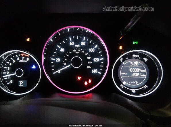 3CZRU6H78JM712863 2018 HONDA HR-V White Вид задніх сидінь