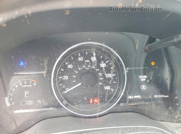 3CZRU6H79NM738975 2022 HONDA HR-V Purple Instrument cluster view