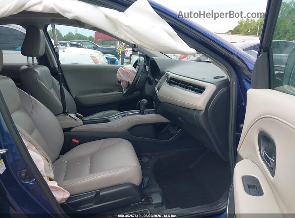 3CZRU6H7XGM715739 2016 HONDA HR-V Blue Вид салону спереду