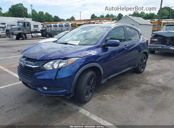 3CZRU6H7XGM715739 2016 HONDA HR-V Blue Передня ліва чверть