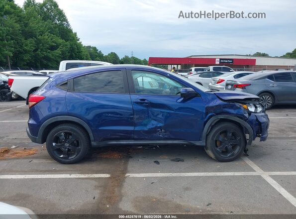 3CZRU6H7XGM715739 2016 HONDA HR-V Blue Вид щитка приладів