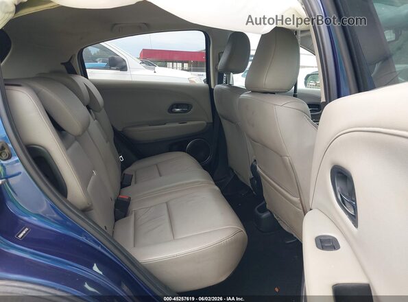 3CZRU6H7XGM715739 2016 HONDA HR-V Blue Вид наклейки з VIN-кодом