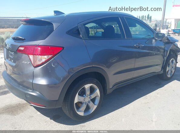 3CZRU6H7XHM713863 2017 HONDA HR-V Gray Задня права чверть