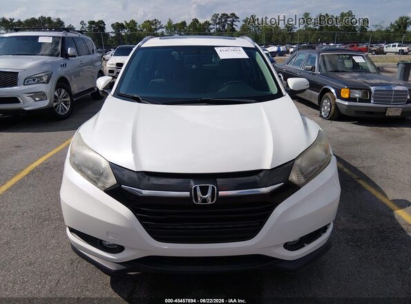 3CZRU6H7XHM720456 2017 HONDA HR-V White Instrument cluster view