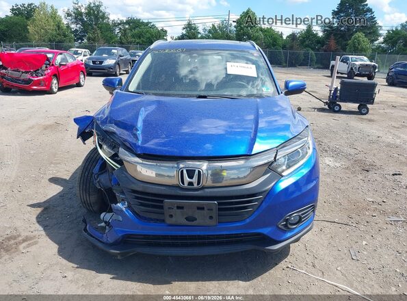 3CZRU6H7XKM707200 2019 HONDA HR-V Blue Սարքավորումների վահանակի տեսք