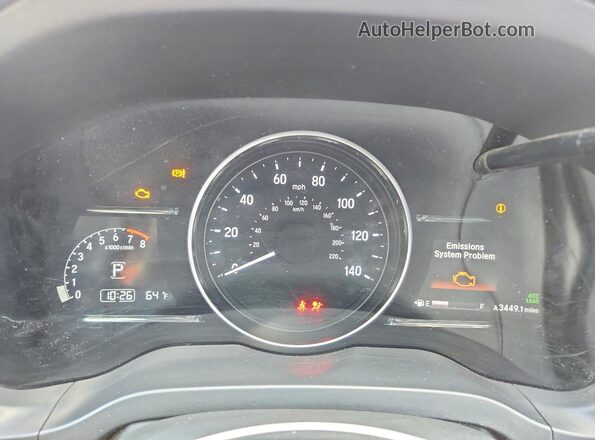 3CZRU6H7XKM715216 2019 HONDA HR-V Серебряный 