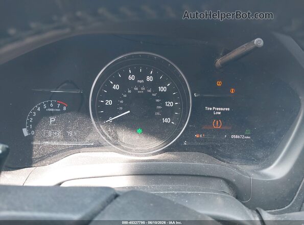 3CZRU6H94KM726181 2019 HONDA HR-V Black Vista de los asientos traseros