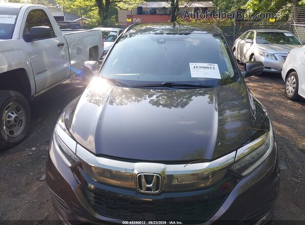 3CZRU6H98KM701686 2019 HONDA HR-V Purple Вид щитка приладів