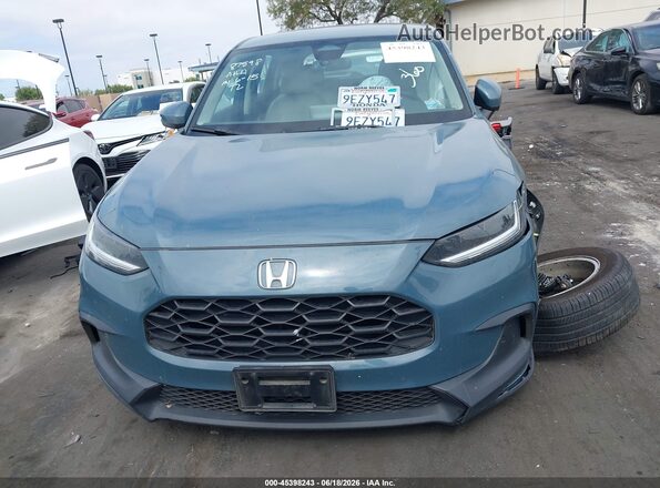 3CZRZ1H31PM723083 2023 HONDA HR-V Blue Вид щитка приладів