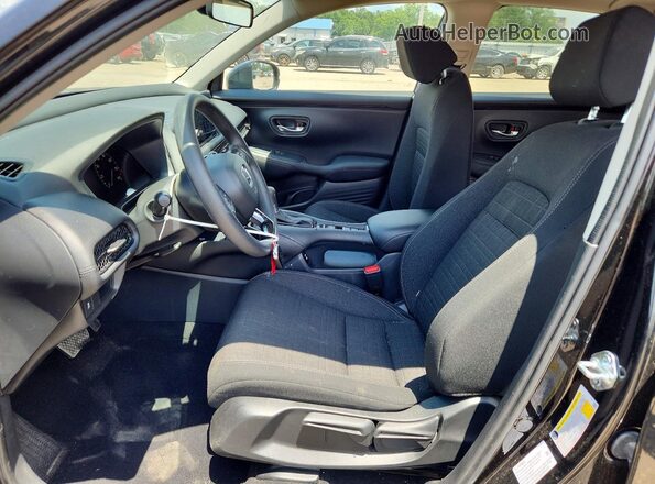 3CZRZ1H32TM708442 2026 HONDA HR-V Black Widok wnętrza z przodu