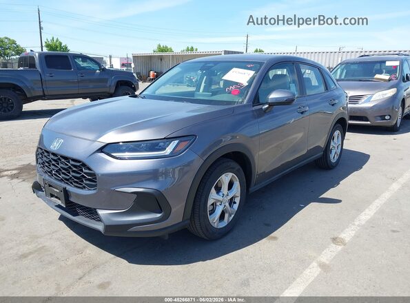 3CZRZ1H33RM726439 2024 HONDA HR-V Gray Առջևի ձախ երեք քառորդ տեսարան